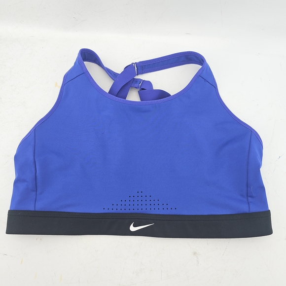 Nike Other - Nike Women's Vibrant Blue Sports Bra with Black Band